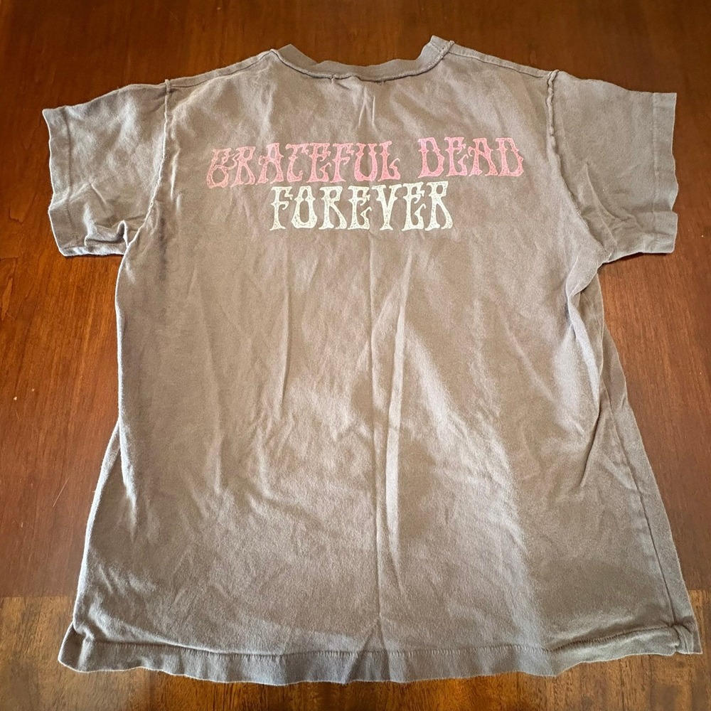 Daydreamer Grateful Dead Skeleton Graphic T Shirt Womens Small Brown Vintage - Picture 2 of 4